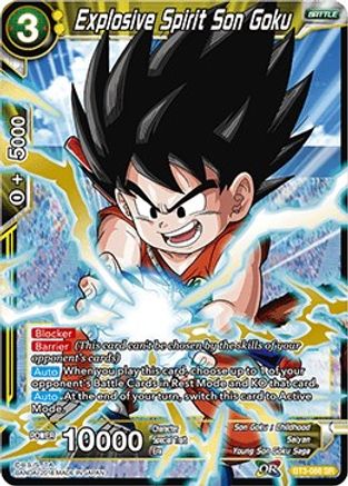 Explosive Spirit Son Goku (BT3-088) - Cross Worlds