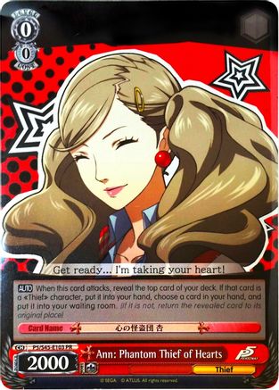Ann: Phantom Thief of Hearts (P5/S45-E0103 PR) - Persona 5