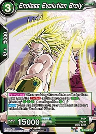 Endless Evolution Broly (P-033) - Promotion Cards Foil