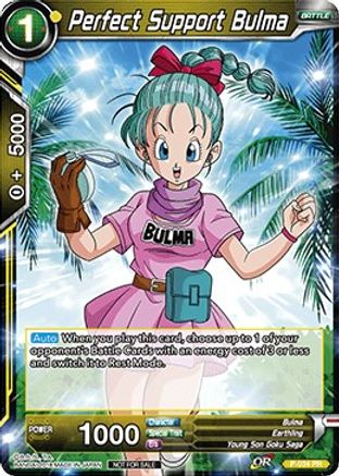 Perfect Support Bulma (P-034) - Promotion Cards Foil