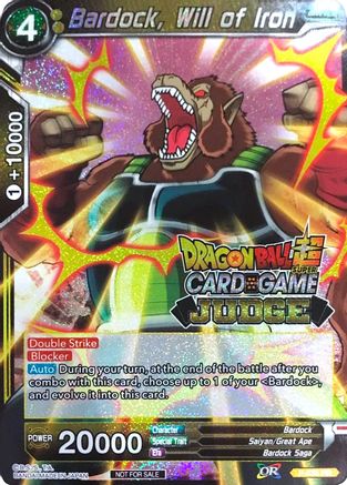 Bardock, Will of Iron (P-035) - Judge Promotion Cards