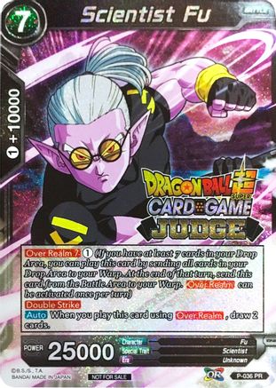 Scientist Fu (P-036) - Judge Promotion Cards
