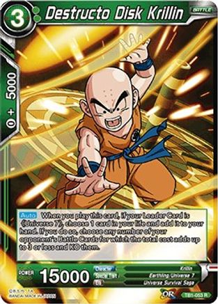 Destructo Disk Krillin (TB1-053) - Tournament of Power
