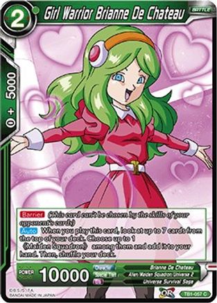 Girl Warrior Brianne De Chateau (TB1-057) - Tournament of Power Foil