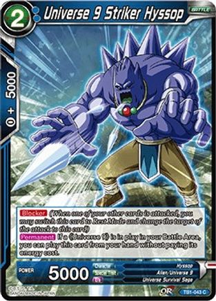 Universe 9 Striker Hyssop (TB1-043) - Tournament of Power