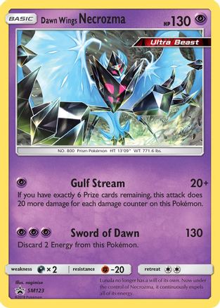 Dawn Wings Necrozma SM123 - Holofoil SM Promos - Promo