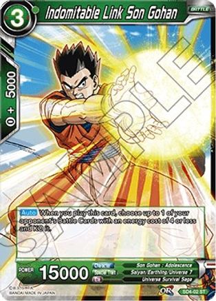 Indomitable Link Son Gohan (SD4-02) - Colossal Warfare