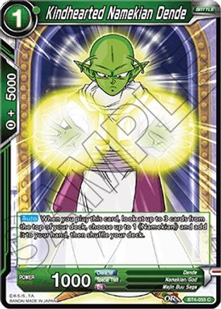 Kindhearted Namekian Dende (BT4-055) - Colossal Warfare
