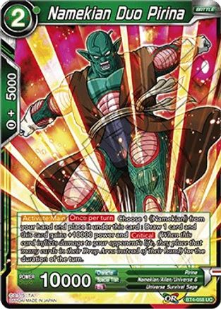 Namekian Duo Pirina (BT4-058) - Colossal Warfare