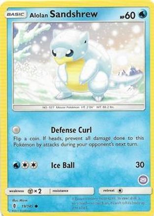 Alolan Sandshrew (29) 019 SM Trainer Kit Alolan Sandslash & Alolan Ninetales - Common
