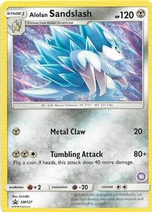 Alolan Sandslash (16) SM127 SM Trainer Kit Alolan Sandslash & Alolan Ninetales - Promo