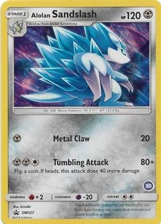 Alolan Sandslash (30) SM127 - Holofoil SM Trainer Kit Alolan Sandslash & Alolan Ninetales - Promo