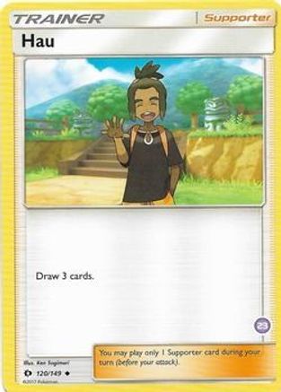 Hau (23) (Alolan Sandslash Half-Deck) 120 SM Trainer Kit Alolan Sandslash & Alolan Ninetales - Uncommon