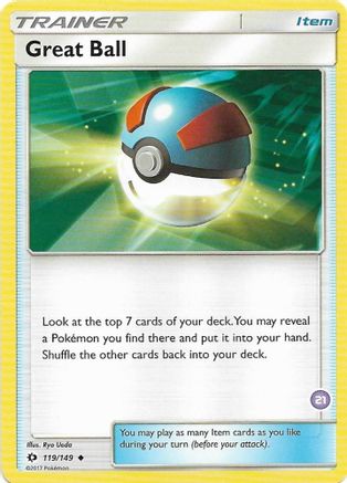 Great Ball (#21, Alolan Sandslash Half 021 SM Trainer Kit Alolan Sandslash & Alolan Ninetales - Uncommon