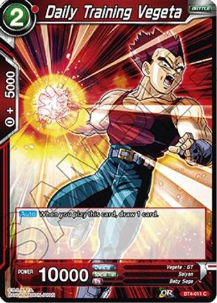 Daily Training Vegeta (BT4-011) - Colossal Warfare