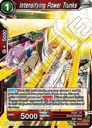 Intensifying Power Trunks (BT4-012) - Colossal Warfare Foil