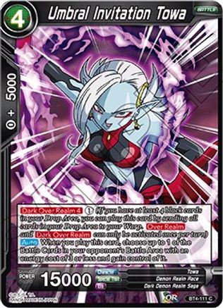 Umbral Invitation Towa (BT4-111) - Colossal Warfare