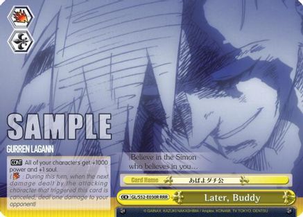 Later, Buddy (RRR) (GL/S52-E030R) - Gurren Lagann