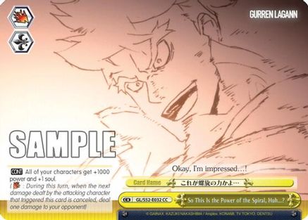 So This Is the Power of the Spiral, Huh...? (GL/S52-E032) - Gurren Lagann