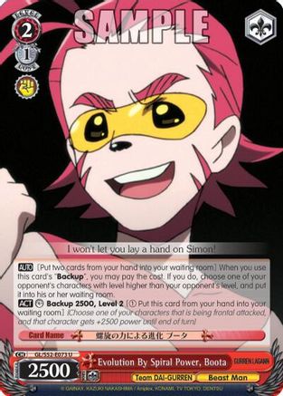 Evolution By Spiral Power, Boota (GL/S52-E073) - Gurren Lagann