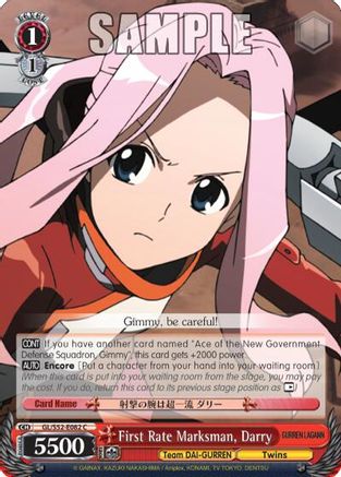 First Rate Marksman, Darry (GL/S52-E082) - Gurren Lagann