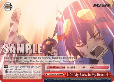 On My Back, In My Heart, (RRR) (GL/S52-E086R) - Gurren Lagann