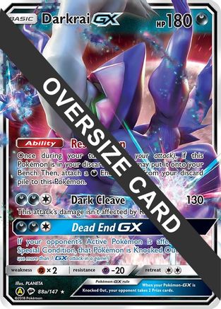 Darkrai GX 88a/147 - Holofoil Jumbo Cards - Promo