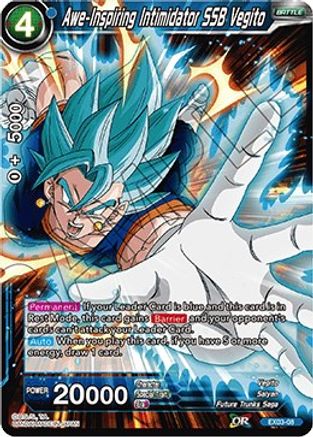 Awe-Inspiring Intimidator SSB Vegito (EX03-08) - Expansion Deck Box Set 03 Ultimate Box