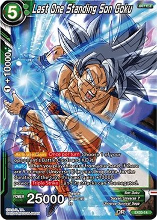 Last One Standing Son Goku (EX03-14) - Expansion Deck Box Set 03 Ultimate Box