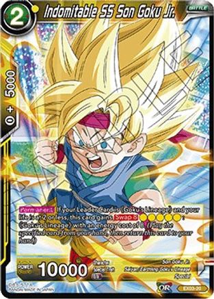 Indomitable SS Son Goku Jr. (EX03-20) - Expansion Deck Box Set 03 Ultimate Box Foil