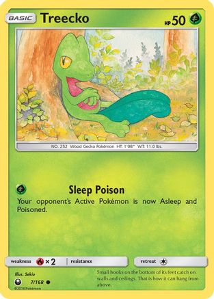 Treecko (7) 007/168 SM Celestial Storm - Common
