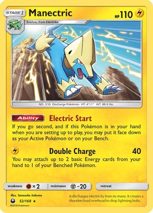 Manectric 052 SM Celestial Storm - Rare