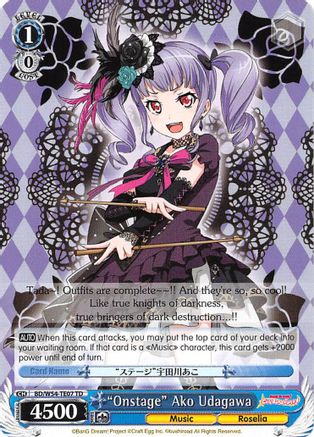 "Onstage" Ako Udagawa (BD/W54-TE07 TD) - BanG Dream! Girls Band Party!