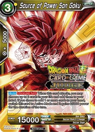 Source of Power Son Goku (P-053) - Judge Promotion Cards Foil