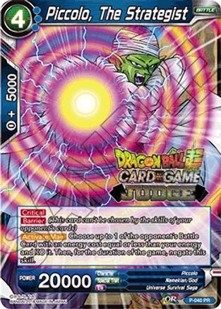 Piccolo, The Strategist (P-040) - Judge Promotion Cards Foil