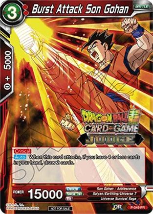 Burst Attack Son Gohan (P-049) - Judge Promotion Cards Foil