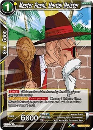 Master Roshi, Martial Meister (TB2-057) - World Martial Arts Tournament Foil
