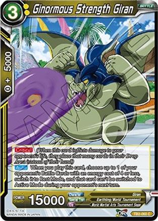 Ginormous Strength Giran (TB2-060) - World Martial Arts Tournament