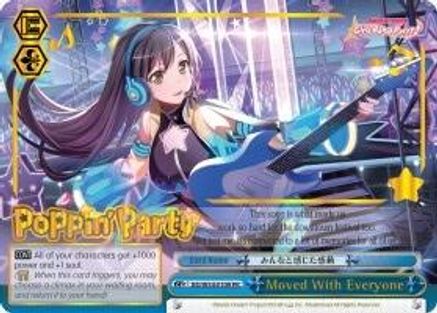 Moved With Everyone (BD/W54-E109 PR) - BanG Dream! Girls Band Party!