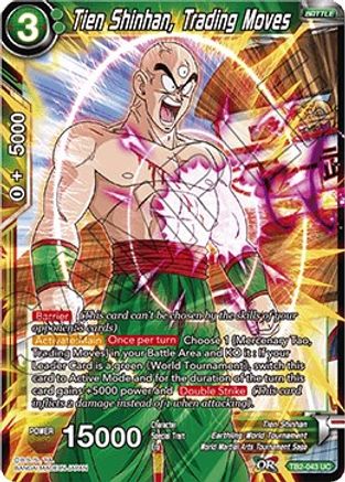 Tien Shinhan, Trading Moves (TB2-043) - World Martial Arts Tournament