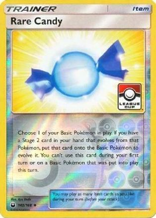 Rare Candy 142/168 - Reverse Holofoil League & Championship Cards - Promo