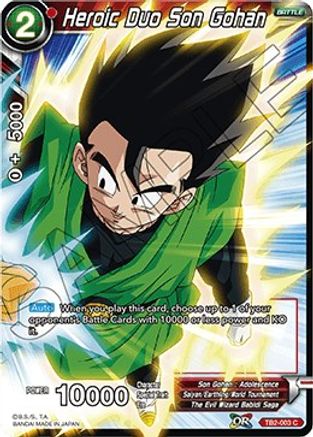 Heroic Duo Son Gohan (TB2-003) - World Martial Arts Tournament Foil