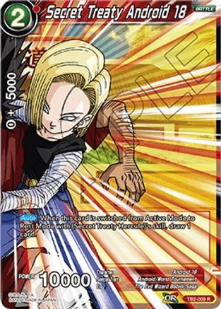 Secret Treaty Android 18 (TB2-009) - World Martial Arts Tournament