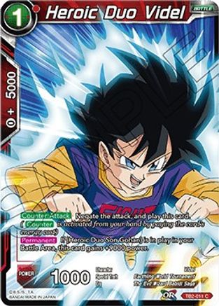 Heroic Duo Videl (TB2-011) - World Martial Arts Tournament Foil