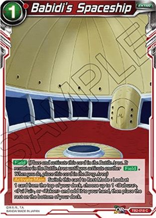 Babidi's Spaceship (TB2-018) - World Martial Arts Tournament Foil