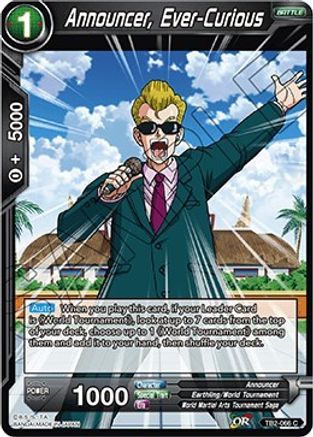 Announcer, Ever-Curious (TB2-066) - World Martial Arts Tournament Foil