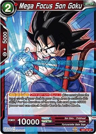 Mega Focus Son Goku (SD7-05) - Miraculous Revival