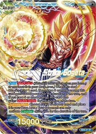 Gogeta // Knockout Strike Gogeta (SD6-01) - Miraculous Revival