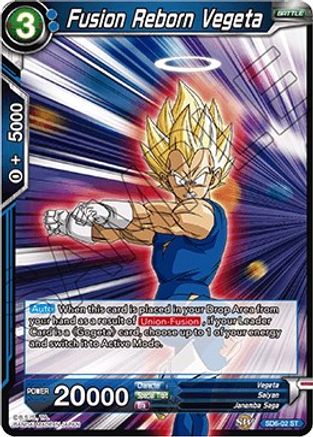 Fusion Reborn Vegeta (SD6-02) - Miraculous Revival