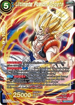 Ultimate Fusion Gogeta (SD6-04) - Miraculous Revival